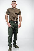 Мужские тактические брюки рип-стоп с карманами Conquistador хаки, брюки мужские хаки