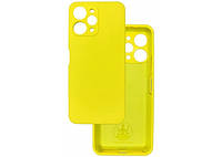 Чехол Silicone Cover Laksmi Full Camera (AAA) для Xiaomi Redmi 12 (Желтый/Yellow)