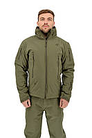 Зимняя тактическая куртка Eagle Soft Shell WJ-17 с флисом Green Olive (F-S)