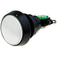 VAQ-9-10-24-W Переключатель: кнопочный: 1: SPDT: 10A/250VAC: белый: с подсветкой. LED 24V DC