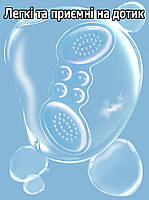 Гелеві вкладиші у взуття від натирання 3мм. Силіконові вкладки метелики для взуття. Силіконові вставки, фото 10