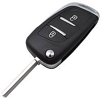 Корпус ключ Peugeot 207 307 308 407 807 VA2 2кн (005940)