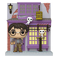 Фигурка Funko Pop Гарри Поттер Deluxe Vinyl Figure Diagon Alley Eeylops Owl Гарри 9 см (пошкоджена к