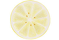Блюдо керамическое Lemon, D30.5см, цвет-желтый 928-057.