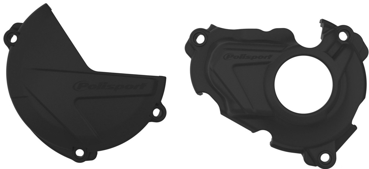 Захист кришок запалення та зчеплення Polisport Clutch & Ignition Cover - Yamaha чорний