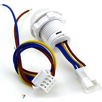 PIR Sensor Switch 220V Wire Connector Датчик руху/світла 220 В. Під'єднання: дроти з роз'ємом
