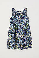 Дитячий сарафан сукня H&M (дрібна квіточка) Sleeveless jersey dress 4-6 лет