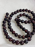 Намистини Тигрове око темно-червоне 6мм, фото 4