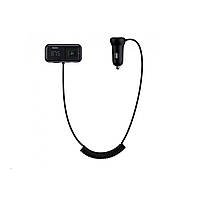 Автомобильное зарядное устройство с FM-модулятором Baseus T Shaped S-16 Car Bluetooth MP3 Player Black