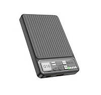 Повербанк Hoco Magnetic Wireless Qi 10000mAh Type-C/USB PD/QC 22,5W Fast Charge Q18 Black