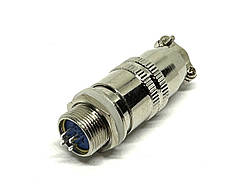 Роз'єм XS12-4pin комплект (Гніздо+ штекер)