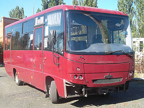Изготовление и замена лобового стекла на автобусе МАЗ 256 в Никополе (Украина) 13
