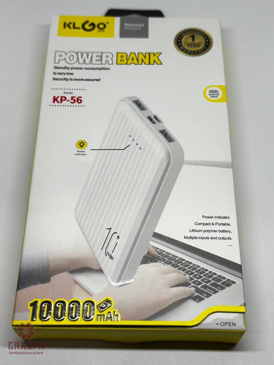 POWER BANK KP-56 10 000 mAh