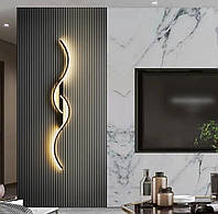 Современная светодиодная люстра-бра в скандинавском стиле YQCHEZI (теплый свет) для спальни, гостиной, боковое
