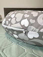 Подушка для вагітних і годування немовляти бумеранг Relax ТМ Лежебока холлофайбер Подушки для вагітних, фото 3