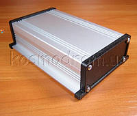 UNI-S-BOX-130-01BL Корпус UNI-S-BOX-130-01BL (Корпус анод. алюминиевый, черный, (ДхШхВ)=(130ммx90ммx35мм)