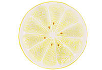 Блюдо керамическое Lemon, D25.5см, цвет-желтый 928-058