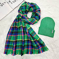 Комплект женский демисезонный (шапка+шарф) Odyssey 56-58 см разноцветный 13736 - 8047