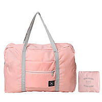 Дорожная сумка складная водонепроницаемая Wind Blows Peach Pink (F-S)