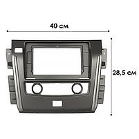 Перехідна рамка 10.1" Lesko для авто Nissan Patrol Y62 2010-2020 (7688) Патрол 5 шт., фото 3