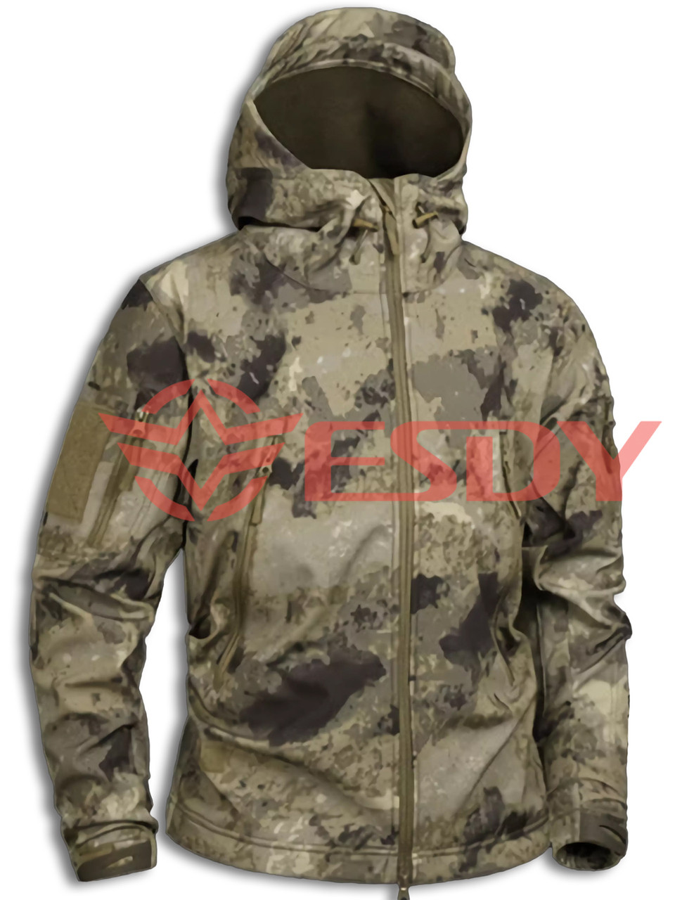 Куртка тактична Softshell Shark Skin 01. ESDY. Зелений мультикам ...