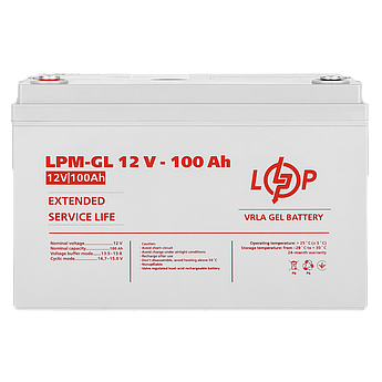 ЗЦ Акумулятор гелевий LogicPower LPM-GL 12V - 100 Ah