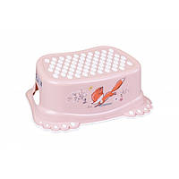 Детская подставка-ступенька Лесная сказка Tega Baby FF-006-107 светло-розовый, Vse-detyam