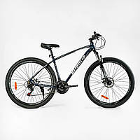 Велосипед спортивный горный алюминиевый 29 дюймов LT-29115 CORSO рама 18" Shimano