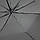 Велика парасолька автомат Frei Regen чорний з куполом 117 см #02717, фото 7