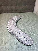 Довга подушка для вагітних і годування немовляти Relax ТМ Лежебока Подушки для вагітних бумеранг