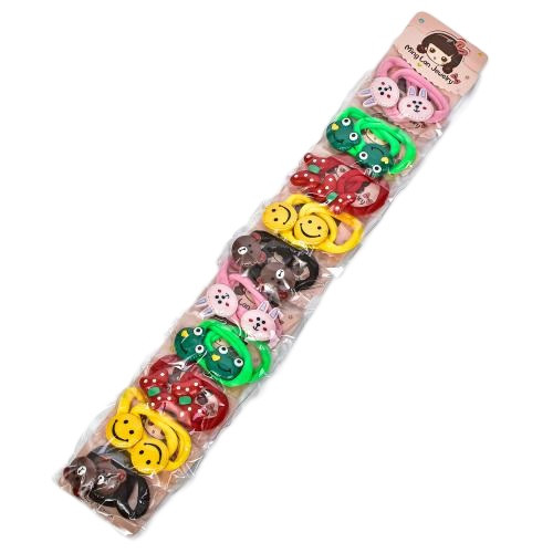 Дитячий набір ризинок для волосся  Stenson WW02045 20шт/наб