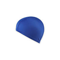 Шапочка для плавания, тканевая, для взрослых, универсальная, синего цвета CP-09 №4