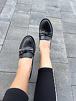 Туфлі жіночі MEIDELI 08 чорні (весна-осінь, еко-шкіра) (4754) 36-41