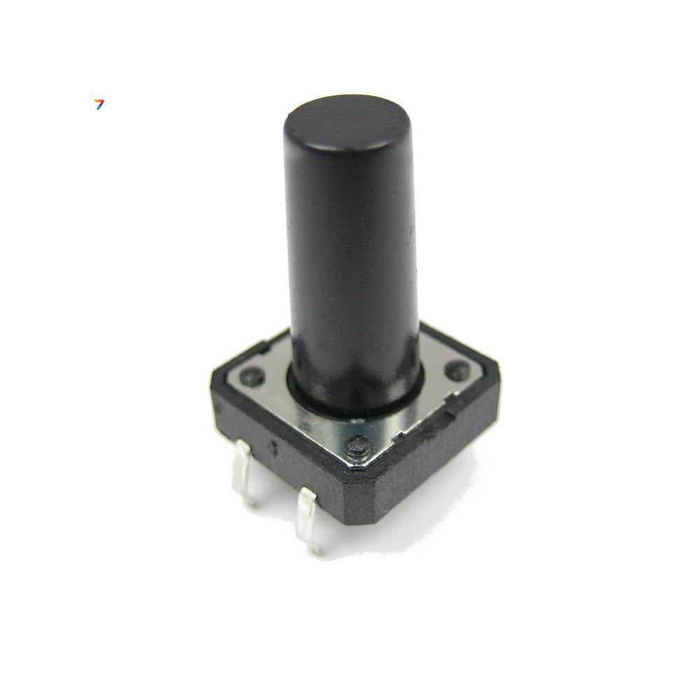 TS1202-18.0-180 Кнопка тактова: 12х12 мм. висота 18 мм. SPST-NO, 180 gf, DIP