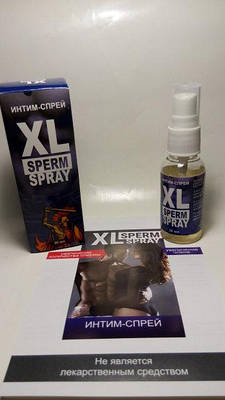 XL SPERM SPRAY-спрей для збільшення члена з збудливим ефектом для чоловіків (Сперм Спрей) 30 мл Talla