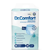 Подгузники для взрослых Dr.Comfort Medium 70-120 см 30 шт (8680131205608) - Топ Продаж!