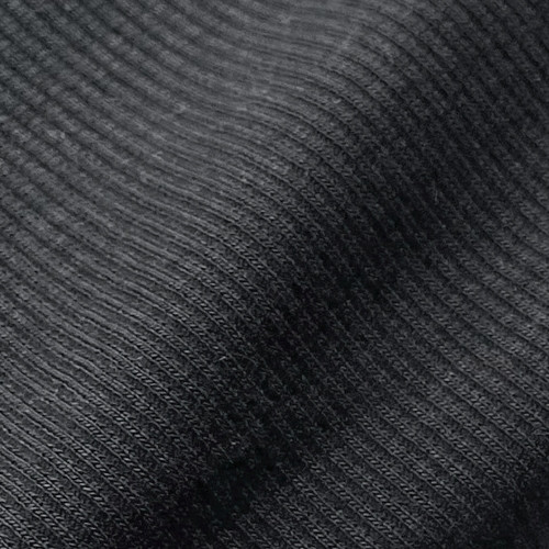 Кашкорсе трикотажне полотно стрейч пенье пофарбоване чорний рулон