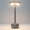 Настільна Led-лампа нічник, світильник сенсорний димований з USB графіт, фото 4