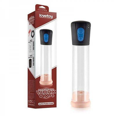 Вакуумна помпа для збільшення пеніса lovetoy коричнева Talla