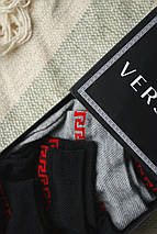 Набір чоловічих шкарпеток (one size) у фірмовій коробці 6 пар Versace V ersace, фото 3
