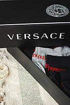 Набір чоловічих шкарпеток (one size) у фірмовій коробці 6 пар Versace V ersace, фото 5