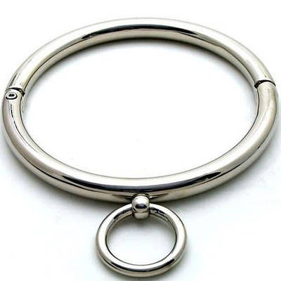 Металевий нашийник з кільцем для БДСМ Talla