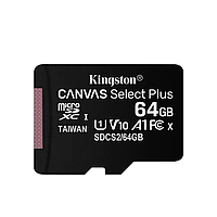 Карта памяти Kingston SDCS2 64 ГБ MicroSD Class 10 UHS-I U1 V10 A1