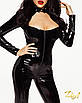 Бодістокінг для БДСМ лакований чорний D&A розміри XS S Talla, фото 2