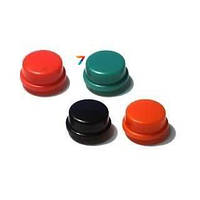 SWT-9R-OR Колпачок для кнопки 12x12 оранжевый круглый