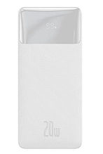 Powerbank 30000mAh Baseus Bipow Digital Display 20W White - Вища Якість та Гарантія!