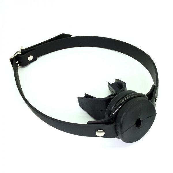 Силіконовий кляп для рота чорний OXBALLS Talla, фото 1