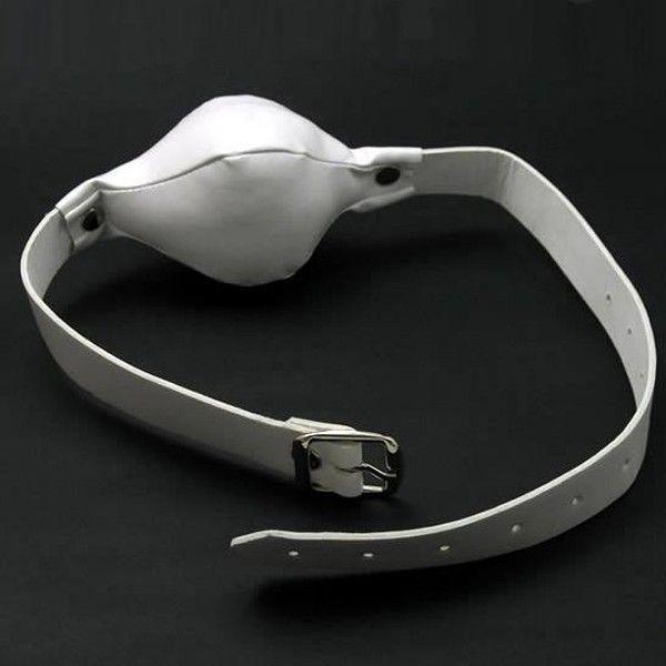 Білий кляп для рота в БДСМ-іграх Talla, фото 1