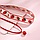 Яркий красный чокер на шею Клубнички с вышивкой на шнурке - комплект Aushal Jewellery, фото 8