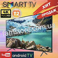 Телевизор Самсунг Смарт тв Samsung 45' Smart ULTRA HD, 4K LЕD T2, wi-fi 45 дюймов Гарантия Андройд 13